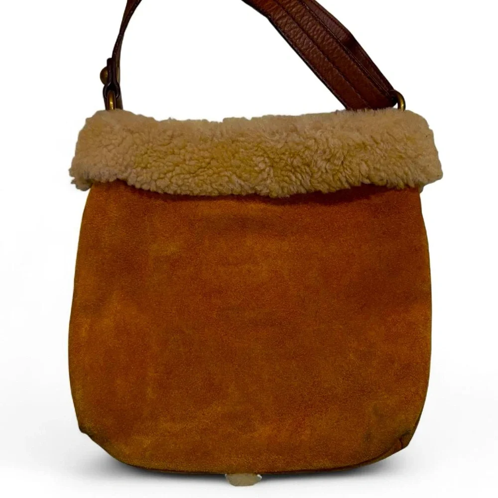 Vintage UGG Australia Small Sundance Chestnut Crossbody Messenger Bag